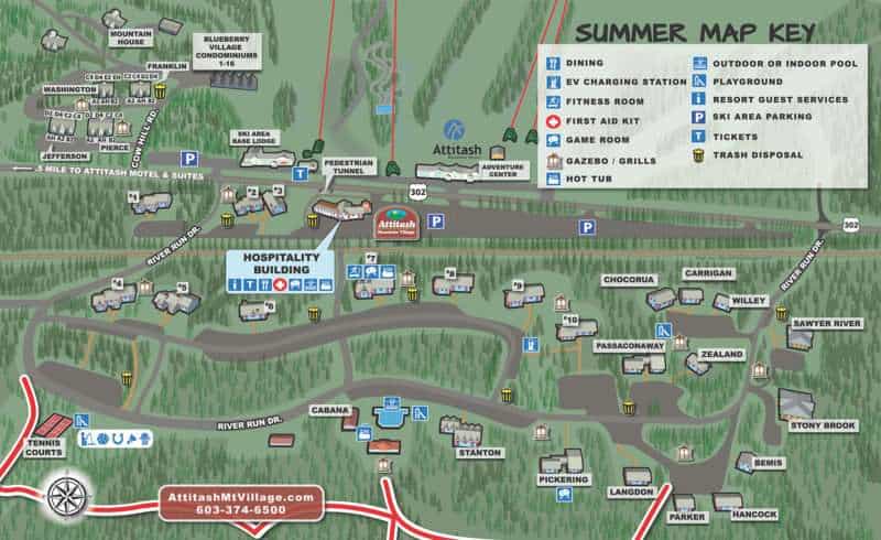 Resort Map - Attitash Mountain Village Resort