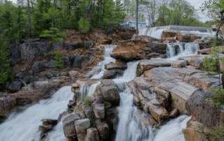 White Mountains waterfall