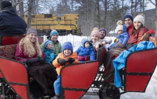 Attitash Mountain Village sleigh rides family