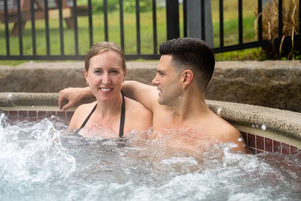 summer amenities outdoor hot tub attitash