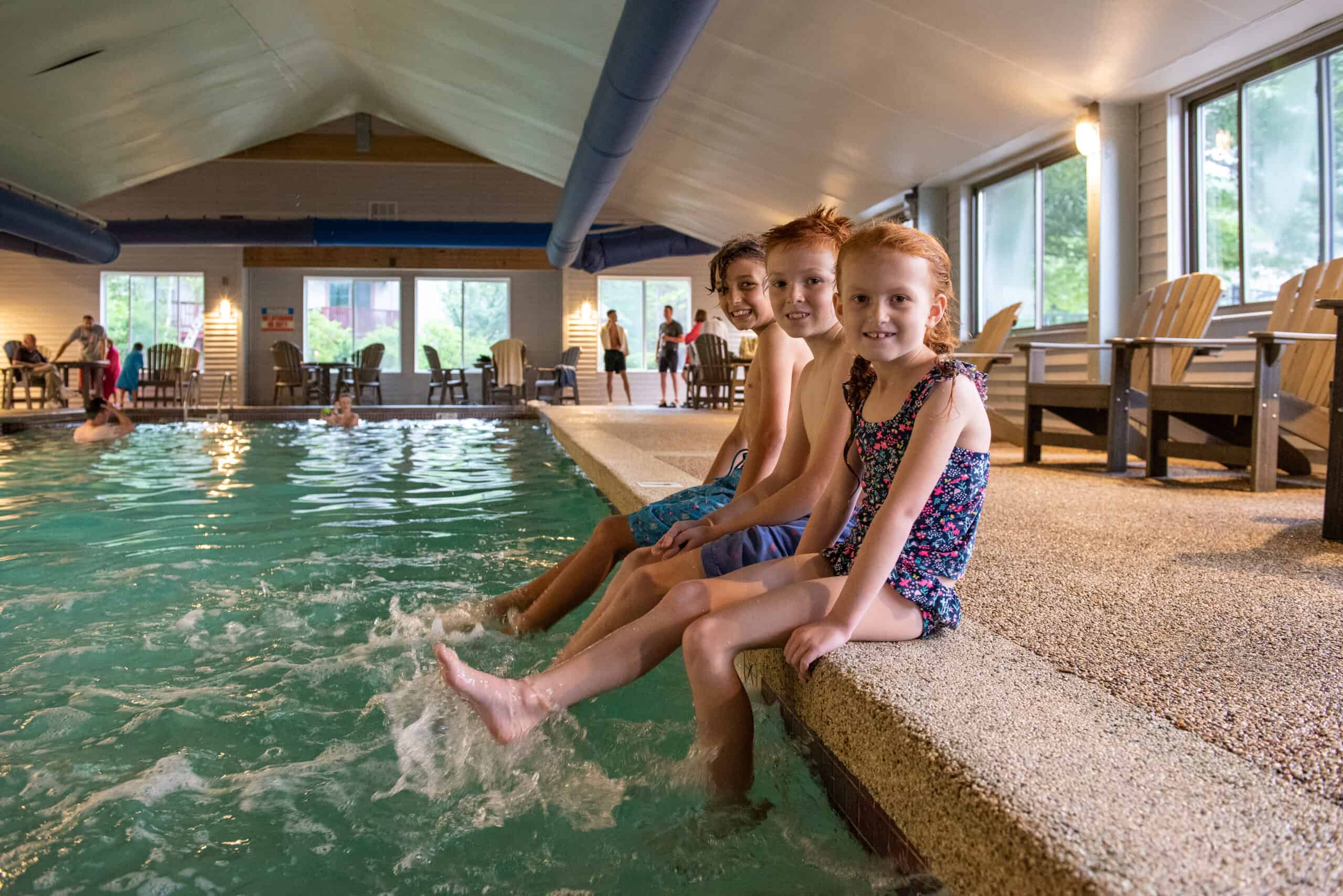 Attitash Mountain Village indoor pool kids