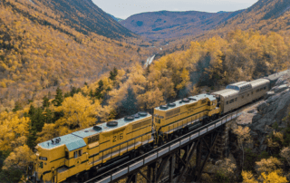 Conway scenic railroad foliage train
