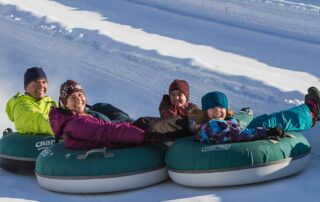 Cranmore tubing family in North Conway
