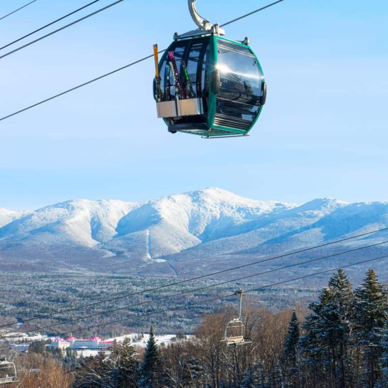 Bretton Woods skiing in the white mountains