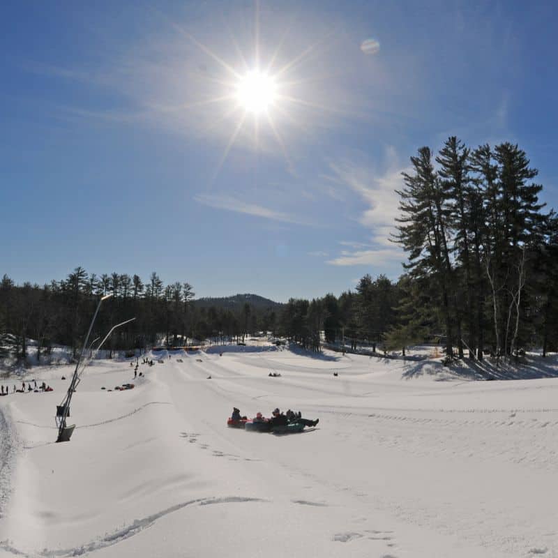 Great Glen tubing in the white mountains
