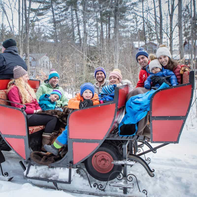 winter resort amenities sleigh rides