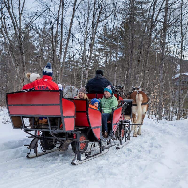 white mountain sleigh rides attitash