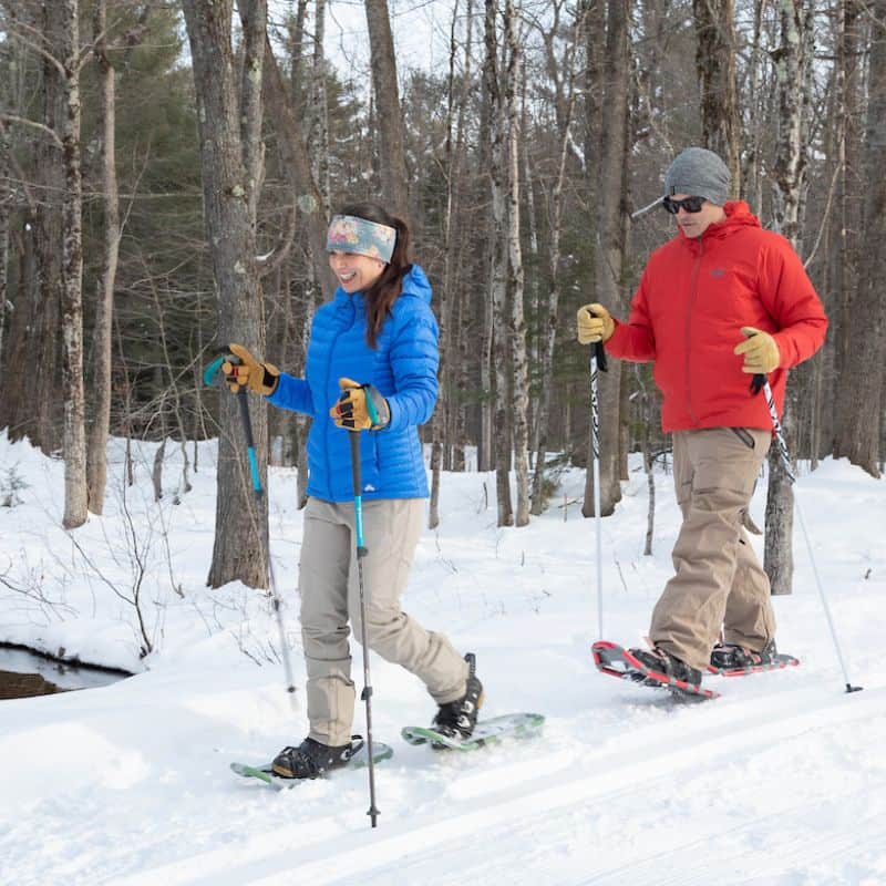 winter resort amenities snowshoeing