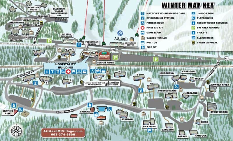 Resort Map - Attitash Mountain Village Resort