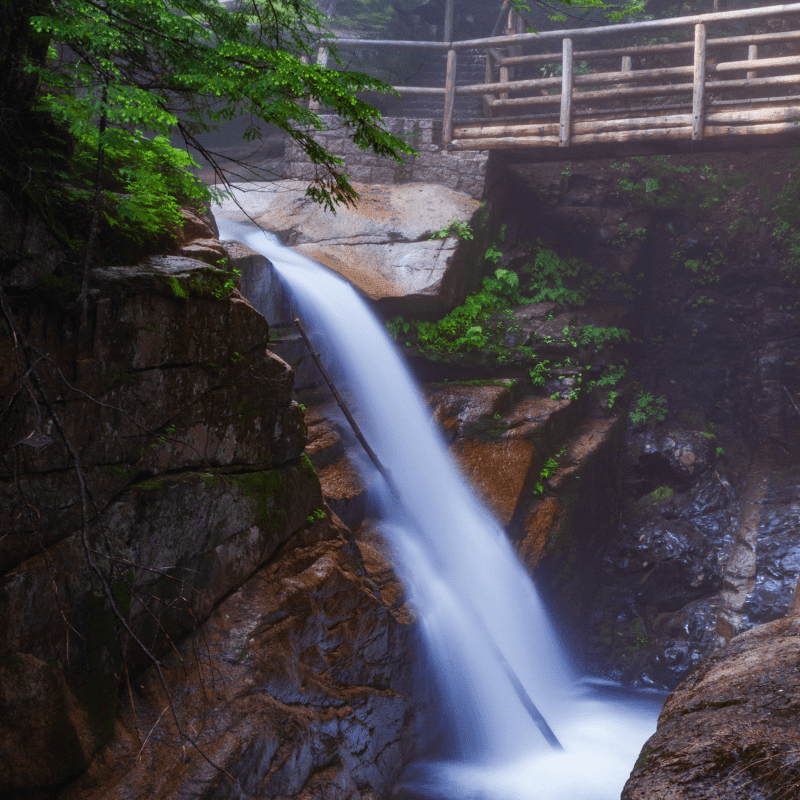 Sabbady Falls white mountains waterfalls