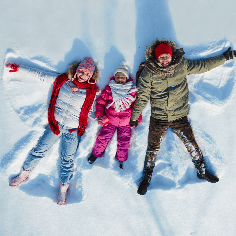 family friendly activities in the winter white mountains