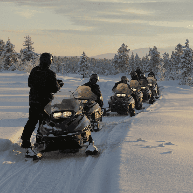 snowmobiling in the white mountains northern extremes